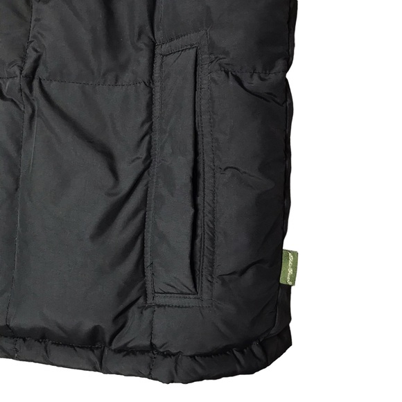 Eddie Bauer Down Vest Jacket Reversible Striped Pattern Warm Coat Men's Large - Picture 3 of 12